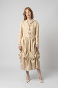 Peasant Dress Gold