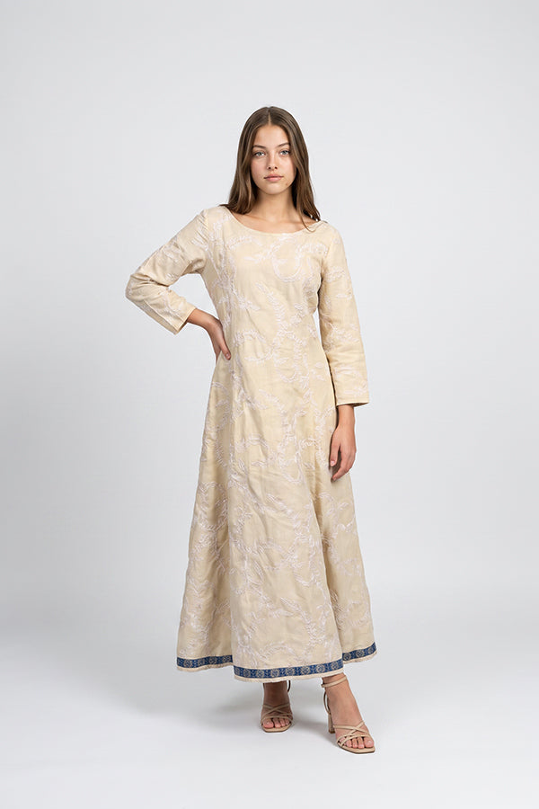 Peasant Dress White