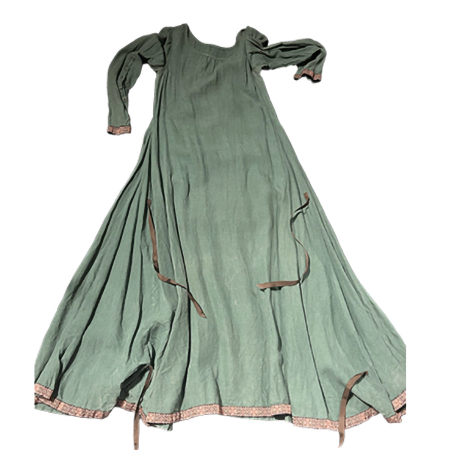 Peasant Dress Green